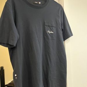 Rapha black cotton pocket tee large